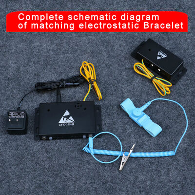 Monitor en línea del probador de pulsera ESD de doble estación antiestática 209-2