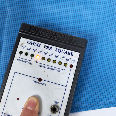 Bolso de almacenamiento de herramientas con cremallera portátil antiestática ESD Azul