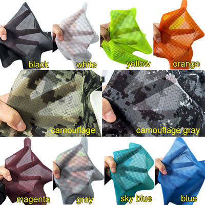 Tejido de punto antiestático ESD con patrón de diamantes de colores para ropa de trabajo industrial