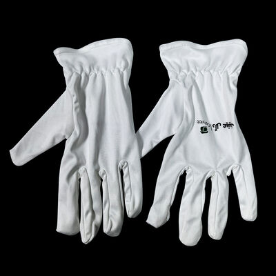Guantes de microfibra 100 % libres de polvo | Etiqueta en joyería y relojería Protección laboral Guantes de trabajo