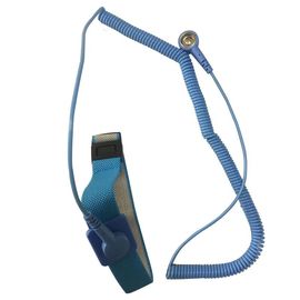 Correa para la muñeca de la descarga electrostática con el cordón ajustable con el clip de cocodrilo