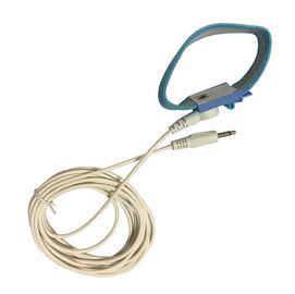 Ajustable dual del alambre de la correa para la muñeca estática anti segura del ESD tejido con la hebilla de 4 milímetros