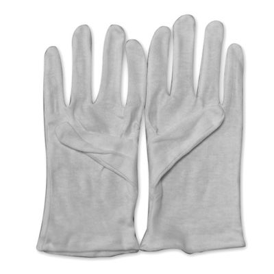 Guantes estáticos antis que hacen punto inconsútiles 100% del algodón de 10,5 pulgadas