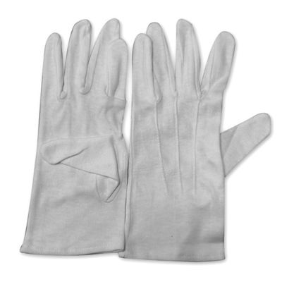 Guantes estáticos antis que hacen punto inconsútiles 100% del algodón de 10,5 pulgadas