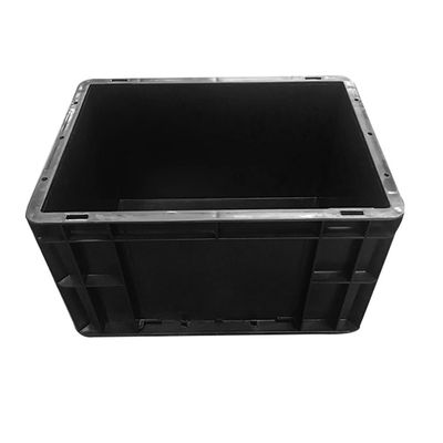 caja de plástico estática anti del ESD de la fábrica electrónica de 600x400x230m m