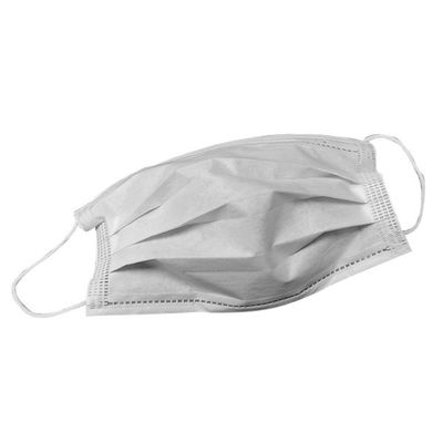 recinto limpio de los 21*9.5cm mascarilla no tejida disponible del gancho de 3 capas