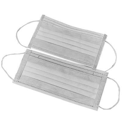 recinto limpio de los 21*9.5cm mascarilla no tejida disponible del gancho de 3 capas