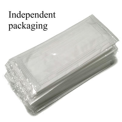 recinto limpio de los 21*9.5cm mascarilla no tejida disponible del gancho de 3 capas