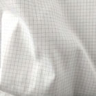 Rejilla blanca Tessuto estático anti Panno del carbono 4m m del poliéster del algodón