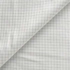 Rejilla blanca Tessuto estático anti Panno del carbono 4m m del poliéster del algodón