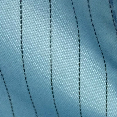Parásitos atmosféricos antis de 5m m de la ropa libre de polvo lavable de la raya para el recinto limpio