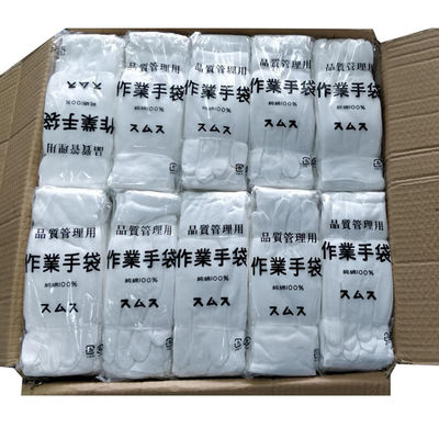 Absorción sudada guantes del algodón del 100 por ciento