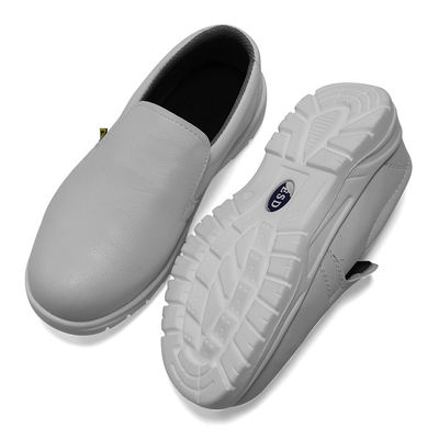 Zapatos antiestáticos de acero blancos antiestáticos del ESD Toe Breathable Safety Shoe ESD del recinto limpio