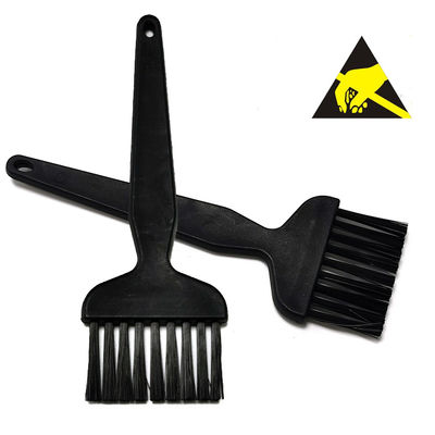 Cepillo de cerda de nylon conductor del carbono antiestático del ESD