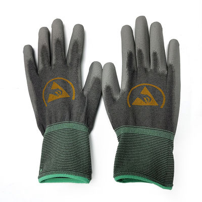 La palma antiestática de la PU del ESD del resbalón anti ergonómico cupo guantes