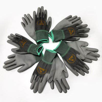 La palma antiestática de la PU del ESD del resbalón anti ergonómico cupo guantes