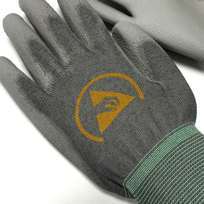 La palma antiestática de la PU del ESD del resbalón anti ergonómico cupo guantes