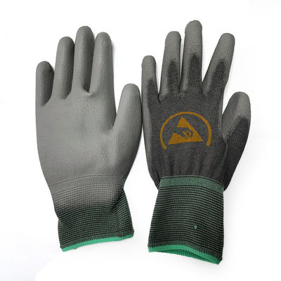 La palma antiestática de la PU del ESD del resbalón anti ergonómico cupo guantes