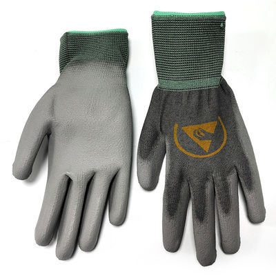 La palma antiestática de la PU del ESD del resbalón anti ergonómico cupo guantes