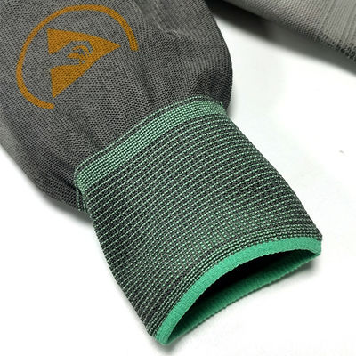 La palma antiestática de la PU del ESD del resbalón anti ergonómico cupo guantes