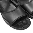 Sandalias negras antiestáticas del cuero de la PU del ESD del recinto limpio