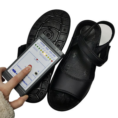 La PU anti impermeable del ESD del resbalón cubre las sandalias con cuero para el recinto limpio