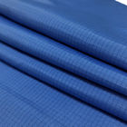 algodón lavable libre de polvo azul del poliéster el 33% de la tela el 65% del ESD Antistaic de la rejilla de 4m m