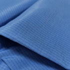 algodón lavable libre de polvo azul del poliéster el 33% de la tela el 65% del ESD Antistaic de la rejilla de 4m m