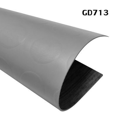 Piso antiestático Mat Flame Retardant de la hoja del PVC de Grey Matt del recinto limpio