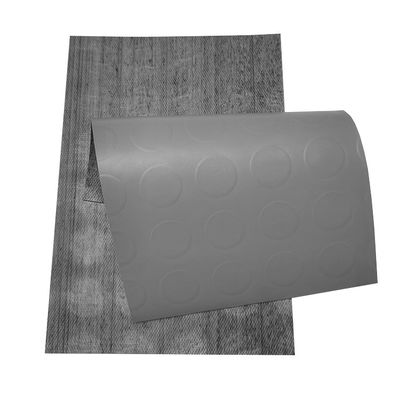 Piso antiestático Mat Flame Retardant de la hoja del PVC de Grey Matt del recinto limpio