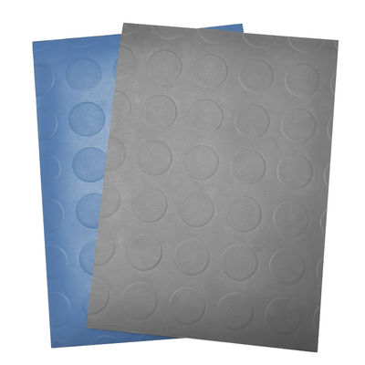 Piso antiestático Mat Flame Retardant de la hoja del PVC de Grey Matt del recinto limpio
