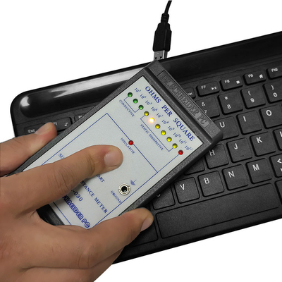 Ratón atado con alambre antiestático negro del teclado del ESD fijado para el recinto limpio del laboratorio