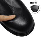 Resbalón anti industrial de los zapatos de seguridad del ESD del negro del recinto limpio cómodo