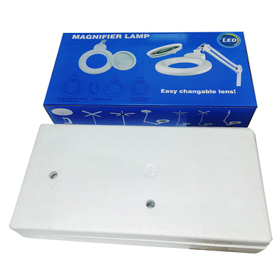 La caja fuerte del ESD equipa la luz del día 5600K - 6000K de la lámpara de la lupa del LED