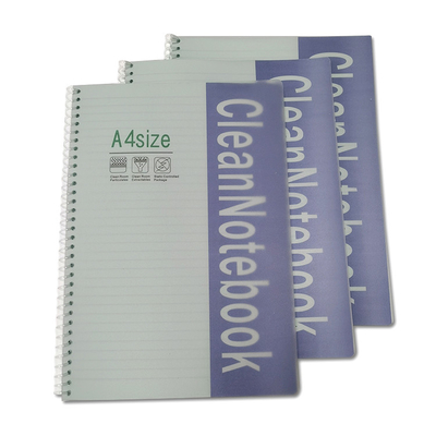El tipo espiral modificó los cuadernos del recinto limpio para requisitos particulares para industrial