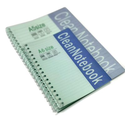 Uso industrial sujetado con grapa A4 A5 A6 del cuaderno limpio estático anti sin pelusa