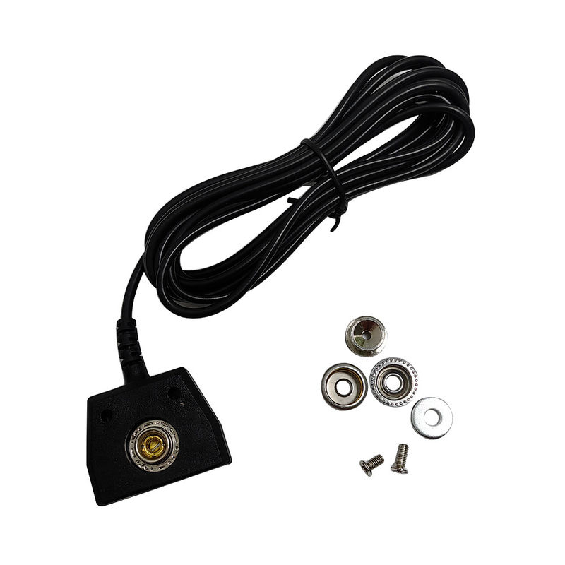 Cables antistáticos de conexión a tierra con doble agujero para pulsera ESD o esterilla de goma Cables antistáticos de conexión a tierra Cables antistáticos de bobina