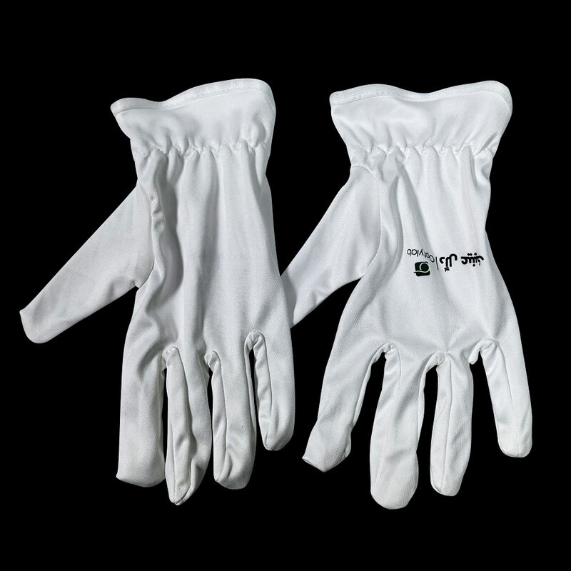 Guantes de microfibra 100 % libres de polvo | Etiqueta en joyería y relojería Protección laboral Guantes de trabajo