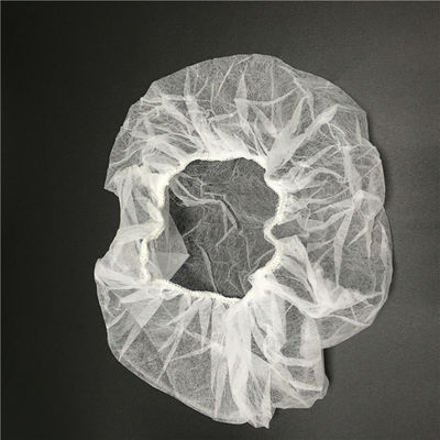 21" casquillos Bouffant 10GSM del polipropileno para los ambientes del examen/del recinto limpio