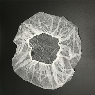 21" casquillos Bouffant 10GSM del polipropileno para los ambientes del examen/del recinto limpio