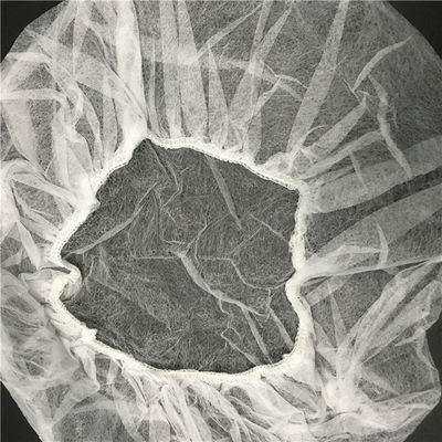 21" casquillos Bouffant 10GSM del polipropileno para los ambientes del examen/del recinto limpio