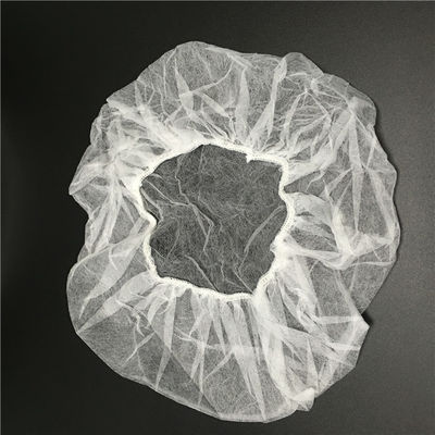 21" casquillos Bouffant 10GSM del polipropileno para los ambientes del examen/del recinto limpio