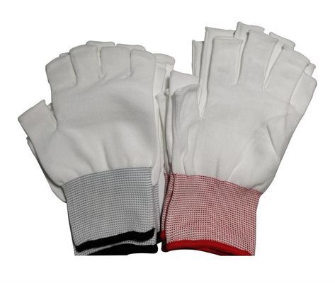 Guantes inconsútiles del trazador de líneas del poliéster del medio finger reutilizables para el recinto limpio