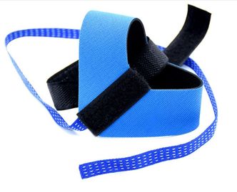 Caucho de sintético conductor blanco azul del talón del color estático anti durable de la correa