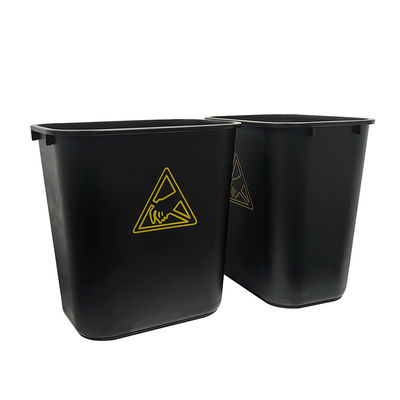 35L PP plástico ESD electrostático de la sala limpia caja de herramientas de basura