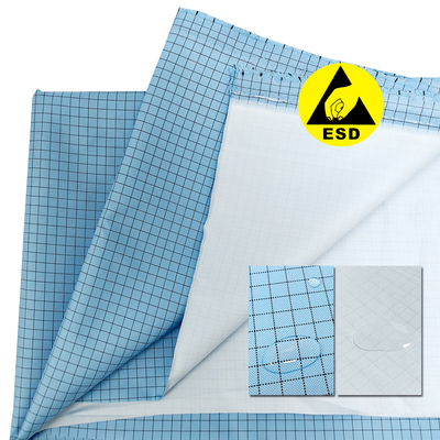 Tejido Oxford antiestático 300D + PU ignífugo + Impermeable