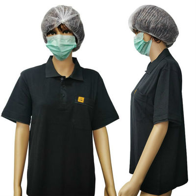 ESD estático anti unisex Polo Shirts For Cleanroom
